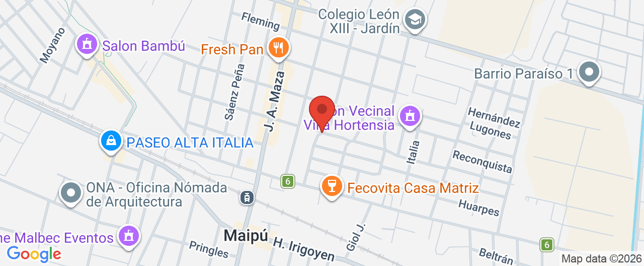 Mapa de la ubicación