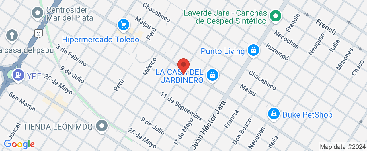 Mapa de la ubicación