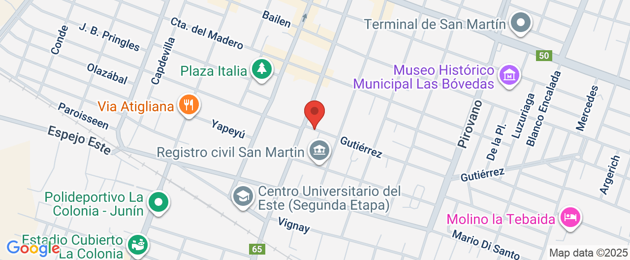 Mapa de la ubicación
