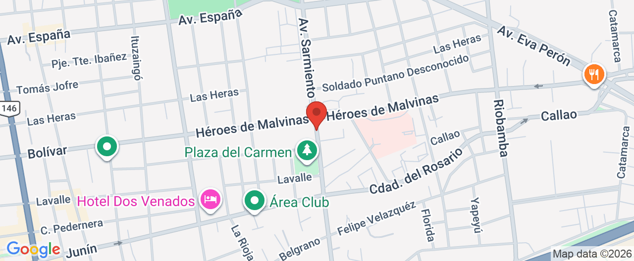 Mapa de la ubicación
