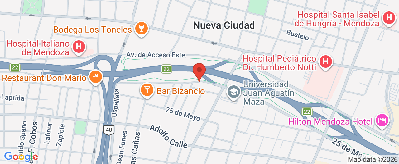 Mapa de la ubicación