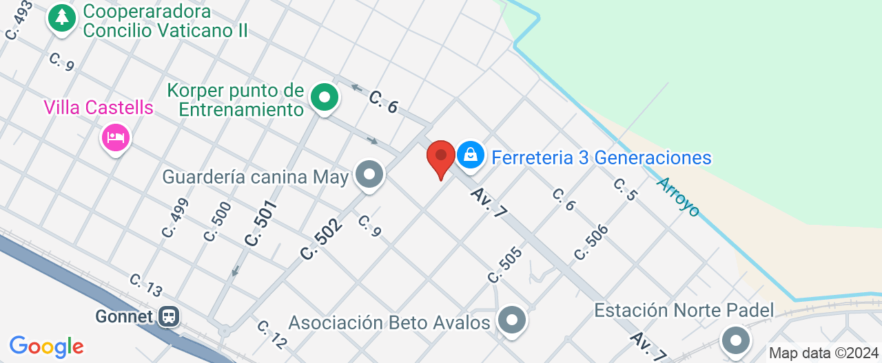 Mapa de la ubicación