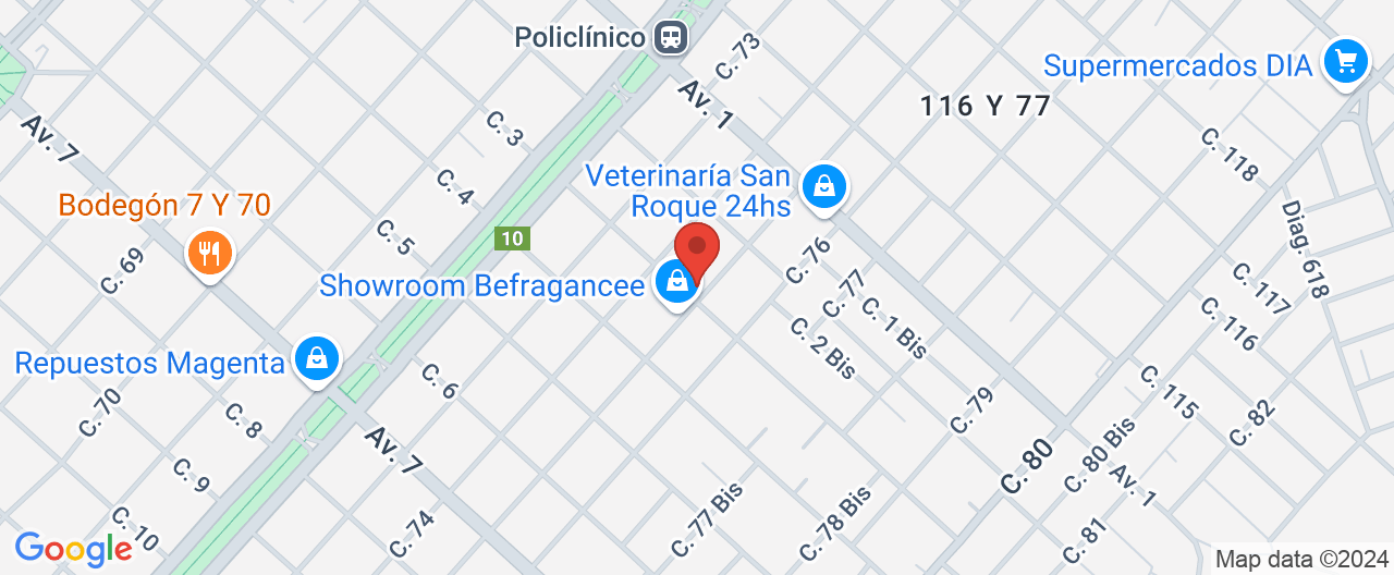 Mapa de la ubicación
