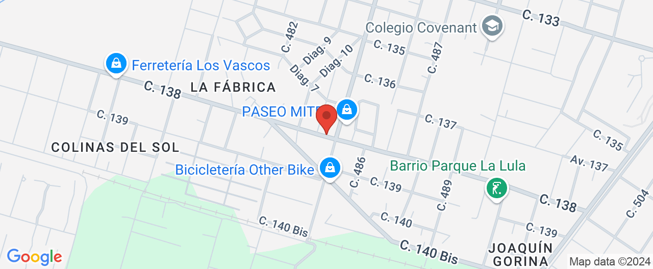 Mapa de la ubicación