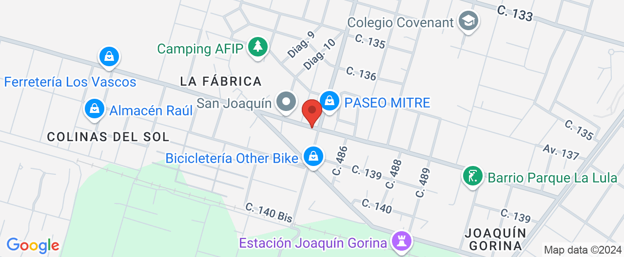 Mapa de la ubicación