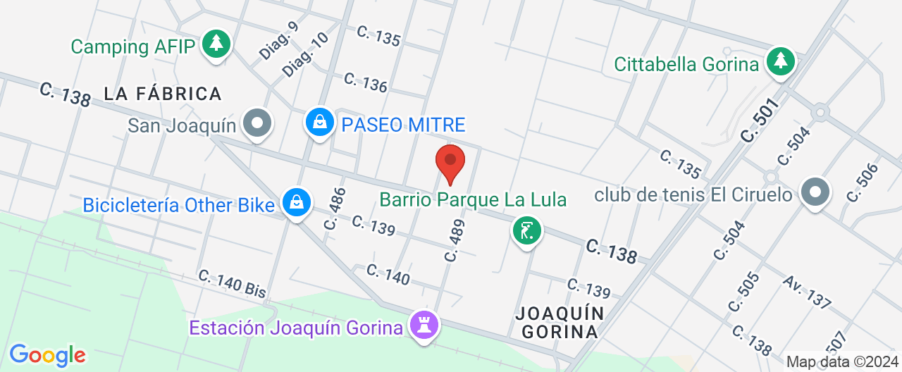 Mapa de la ubicación