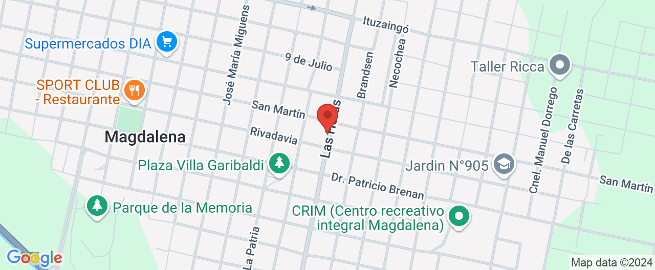 Mapa de la ubicación