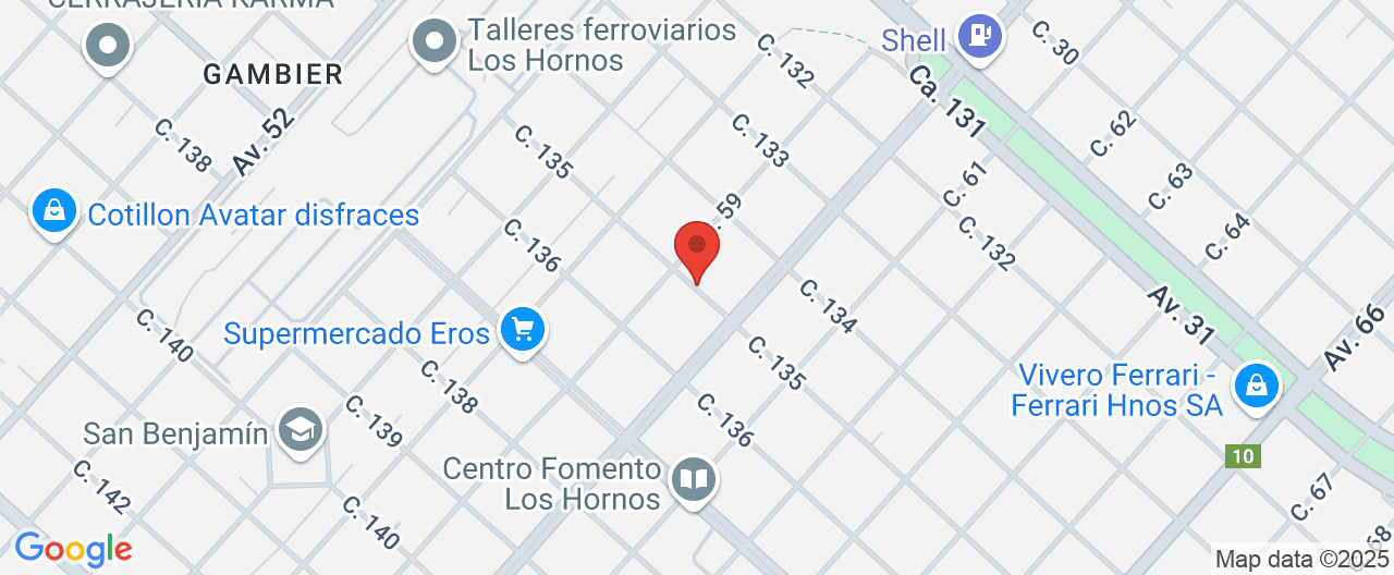 Mapa de la ubicación