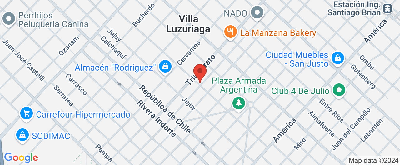 Mapa de la ubicación