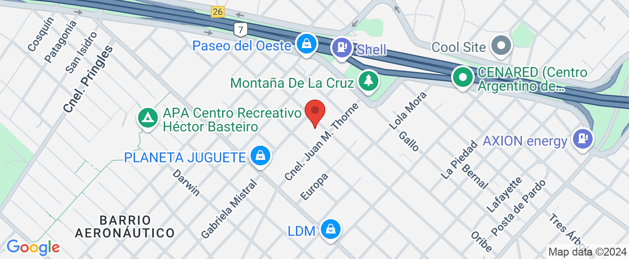 Mapa de la ubicación