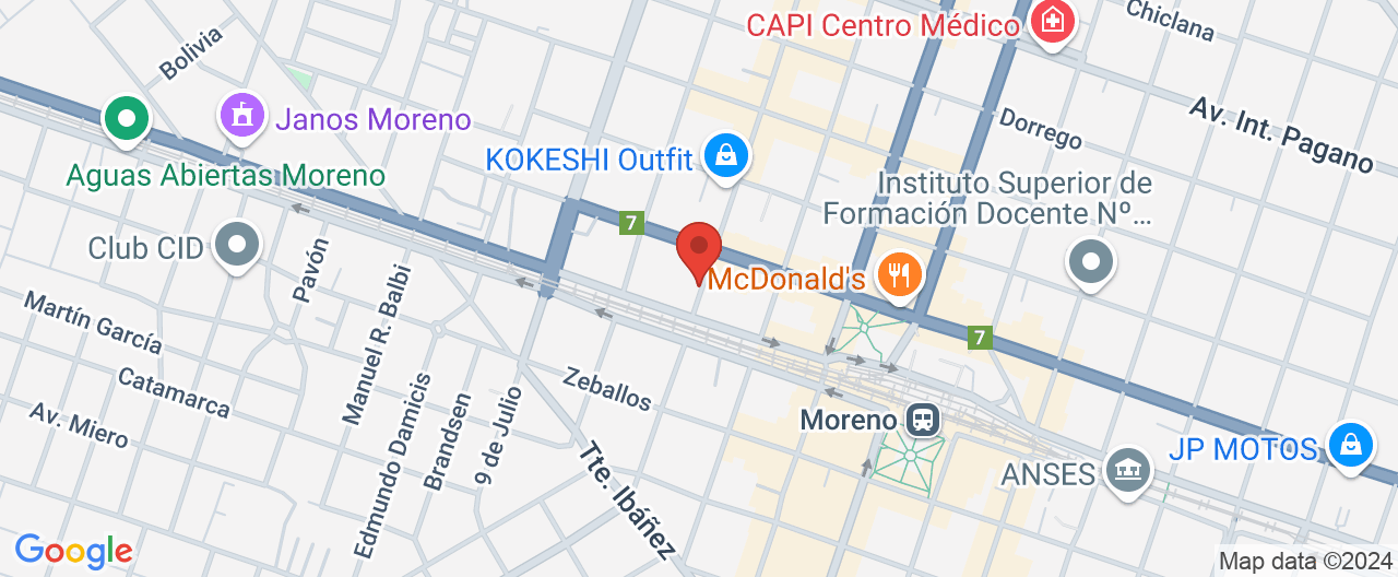 Mapa de la ubicación