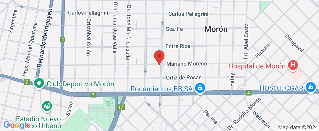 Mapa de la ubicación