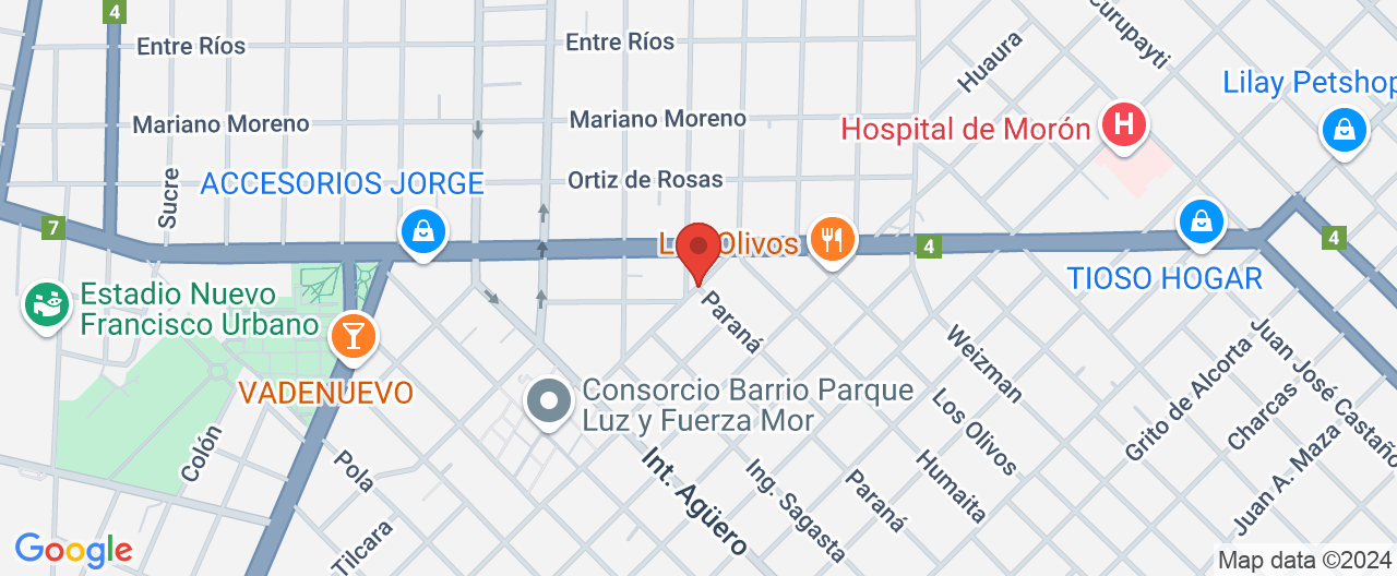 Mapa de la ubicación