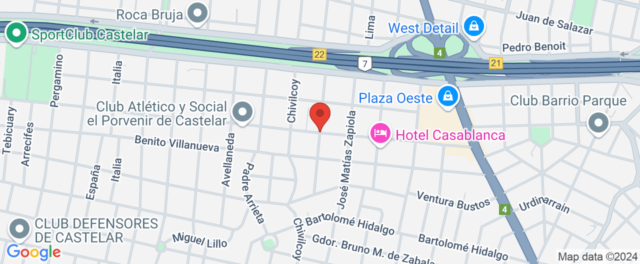 Mapa de la ubicación