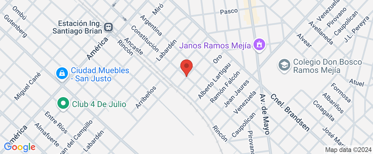 Mapa de la ubicación