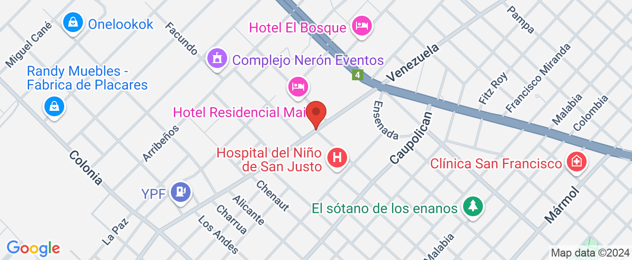 Mapa de la ubicación