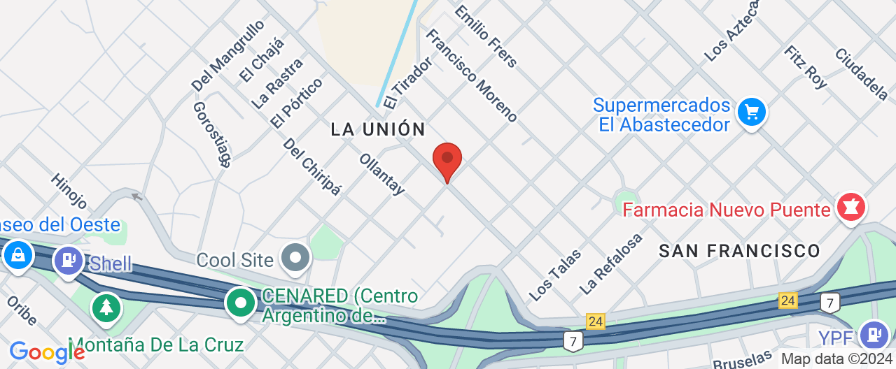 Mapa de la ubicación