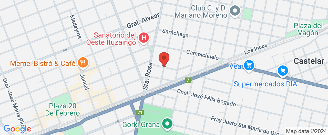 Mapa de la ubicación