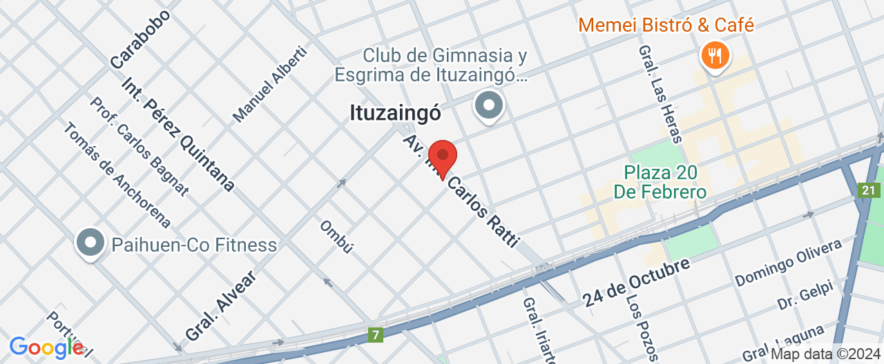 Mapa de la ubicación