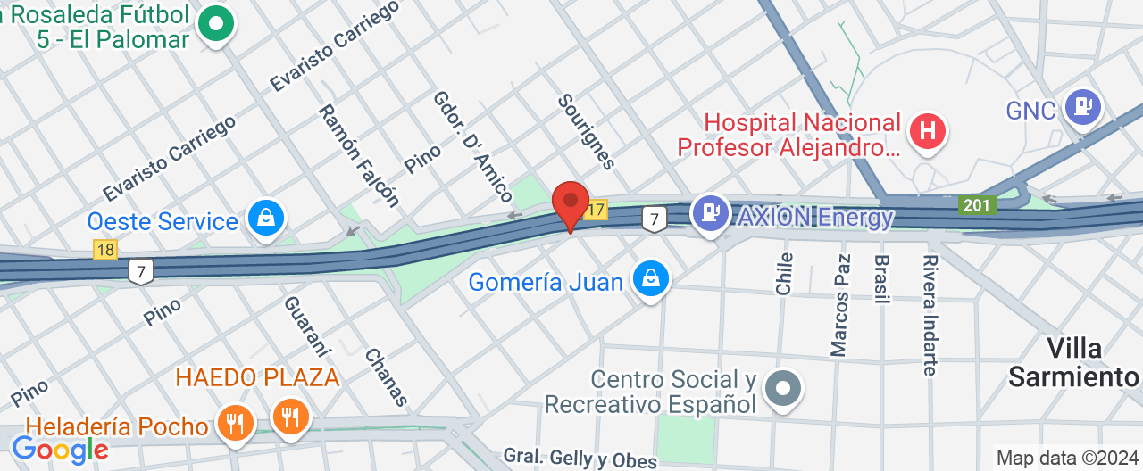 Mapa de la ubicación