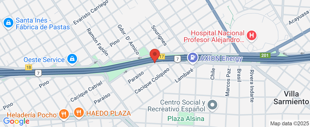 Mapa de la ubicación