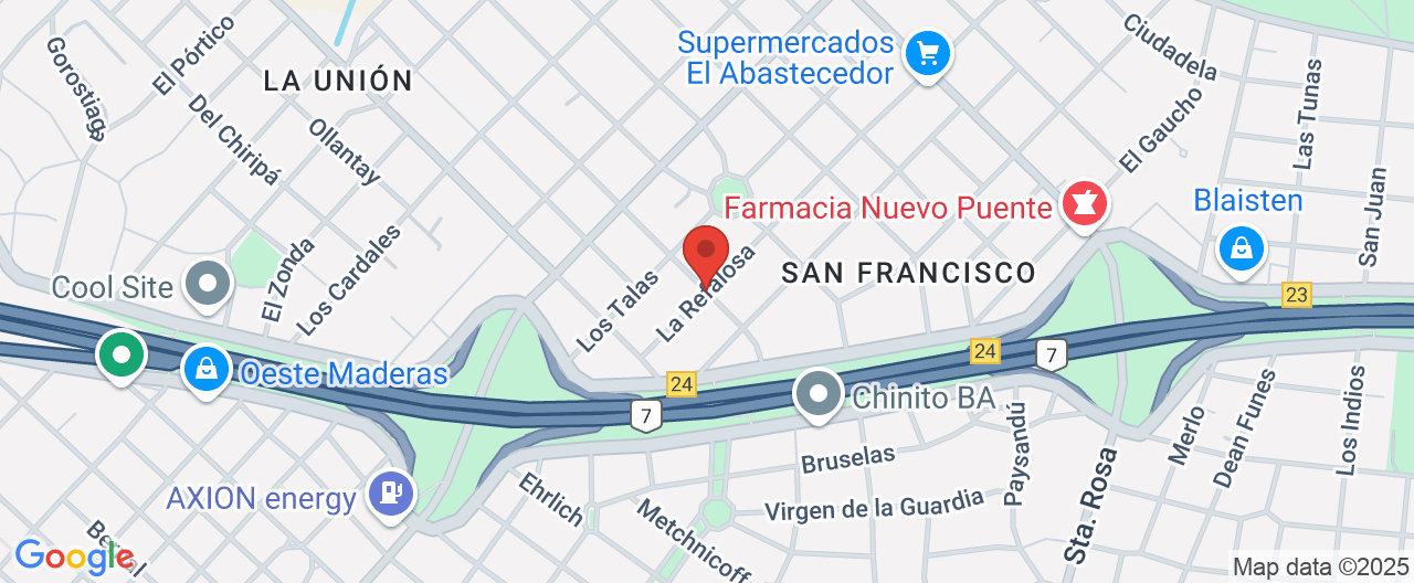 Mapa de la ubicación