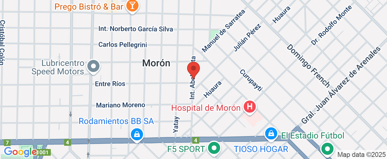 Mapa de la ubicación
