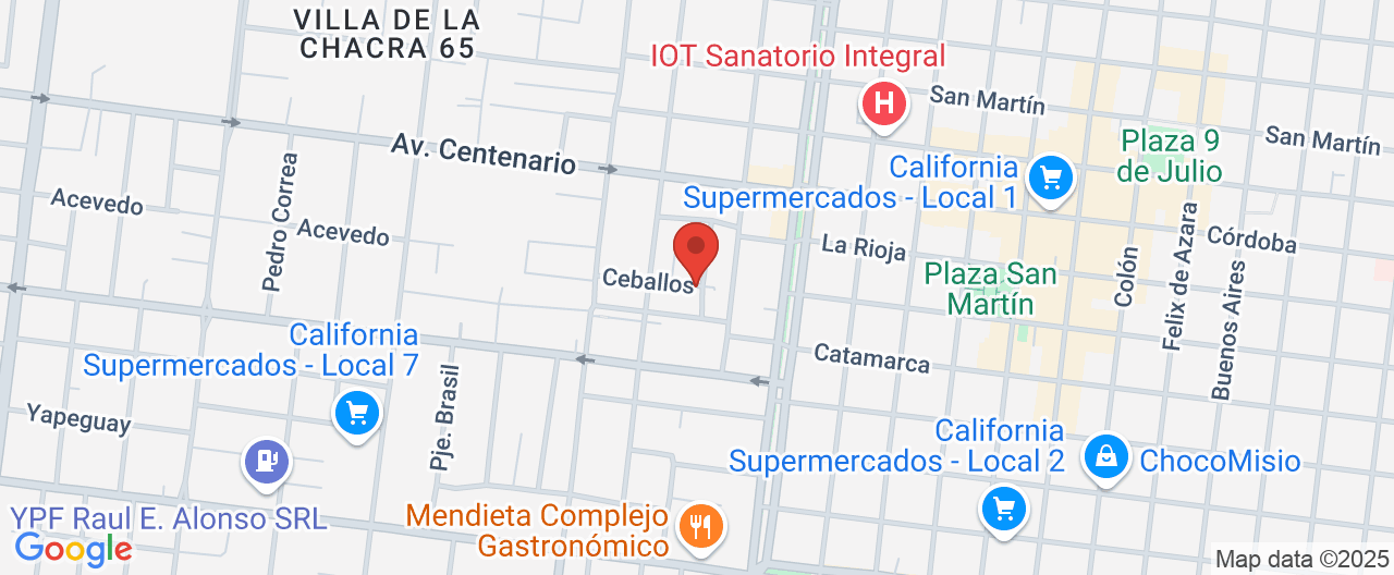 Mapa de la ubicación