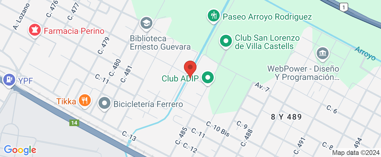 Mapa de la ubicación