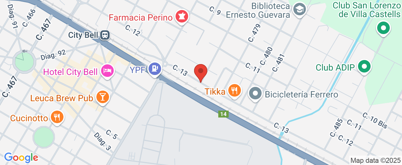 Mapa de la ubicación
