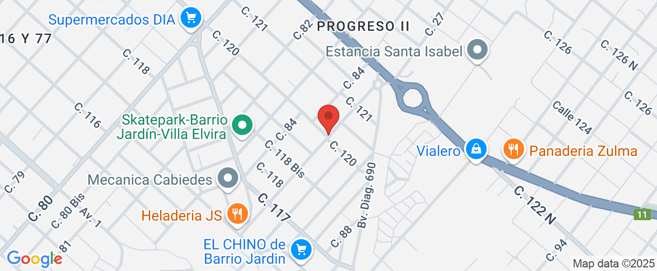 Mapa de la ubicación