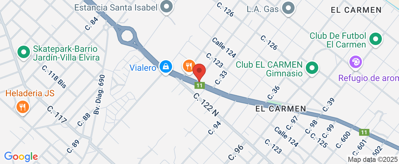Mapa de la ubicación