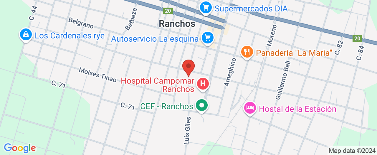 Mapa de la ubicación