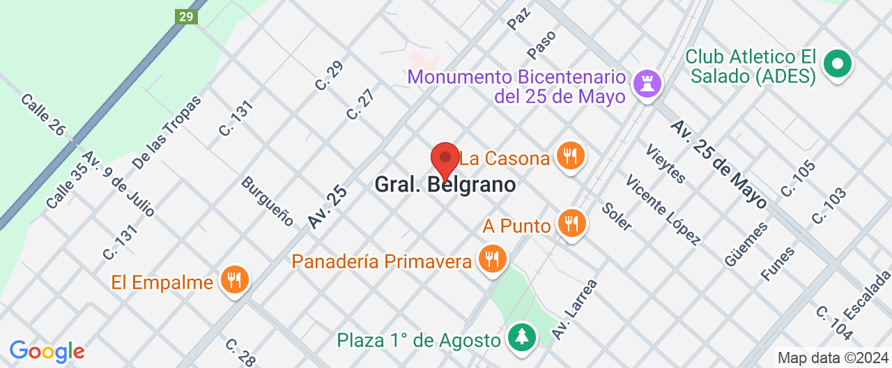 Mapa de la ubicación