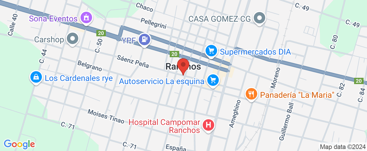 Mapa de la ubicación