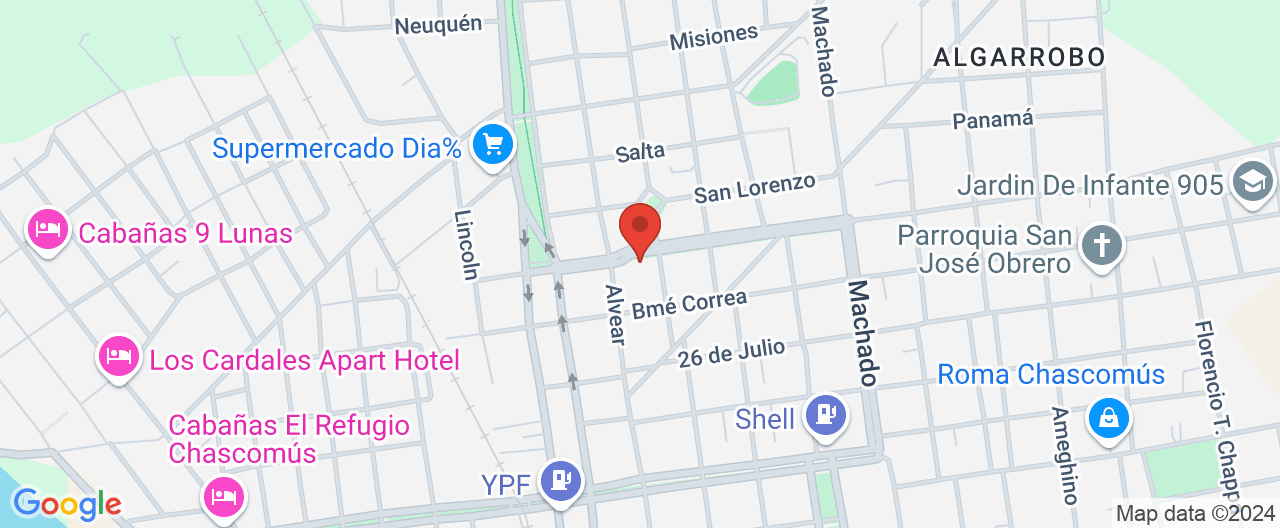 Mapa de la ubicación