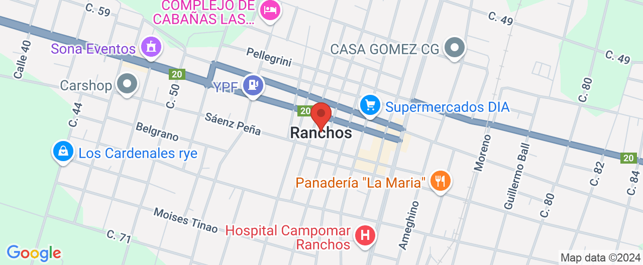 Mapa de la ubicación