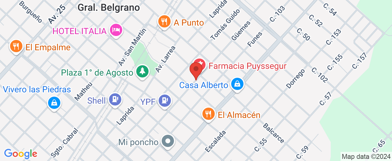 Mapa de la ubicación