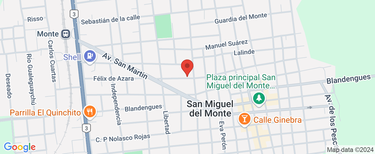 Mapa de la ubicación