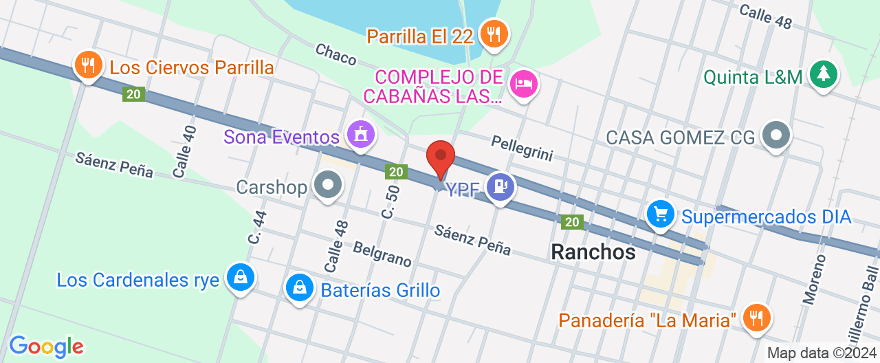 Mapa de la ubicación