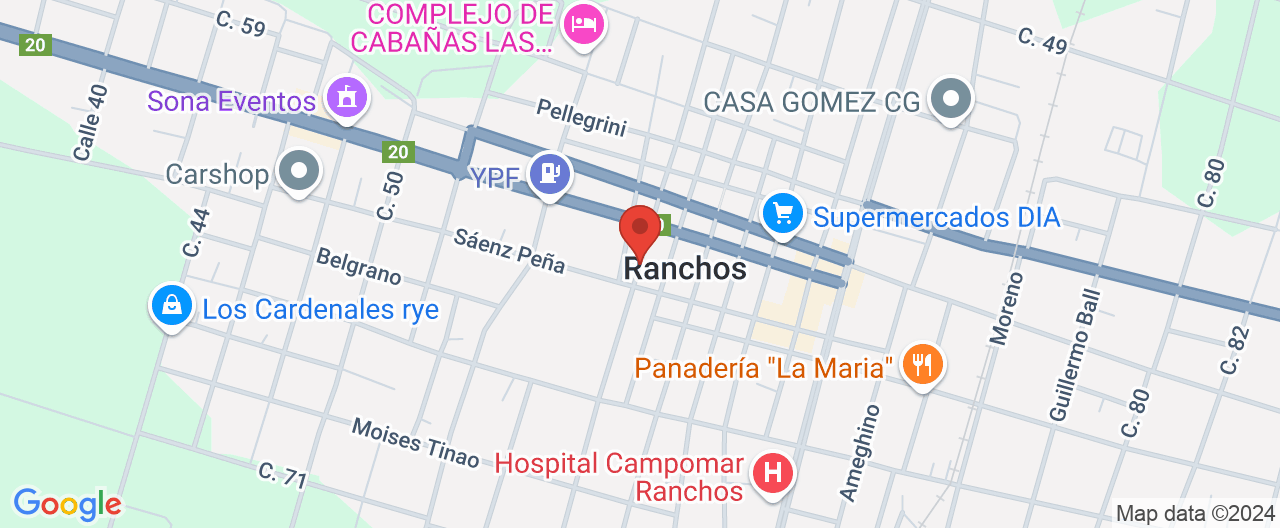 Mapa de la ubicación