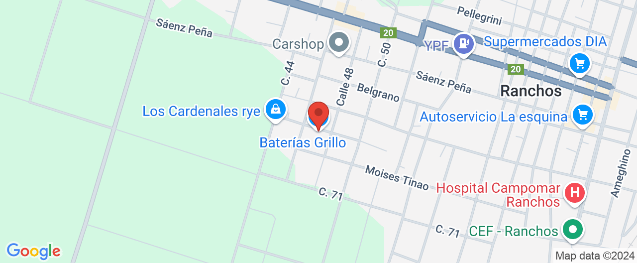 Mapa de la ubicación
