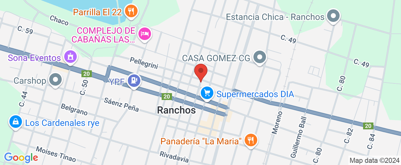 Mapa de la ubicación