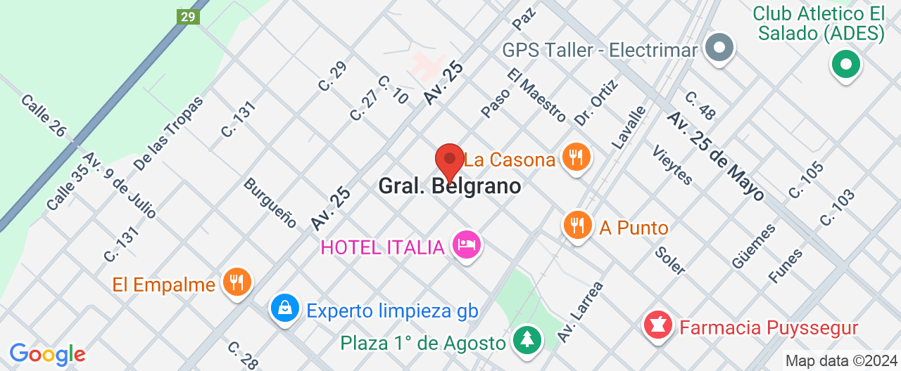 Mapa de la ubicación