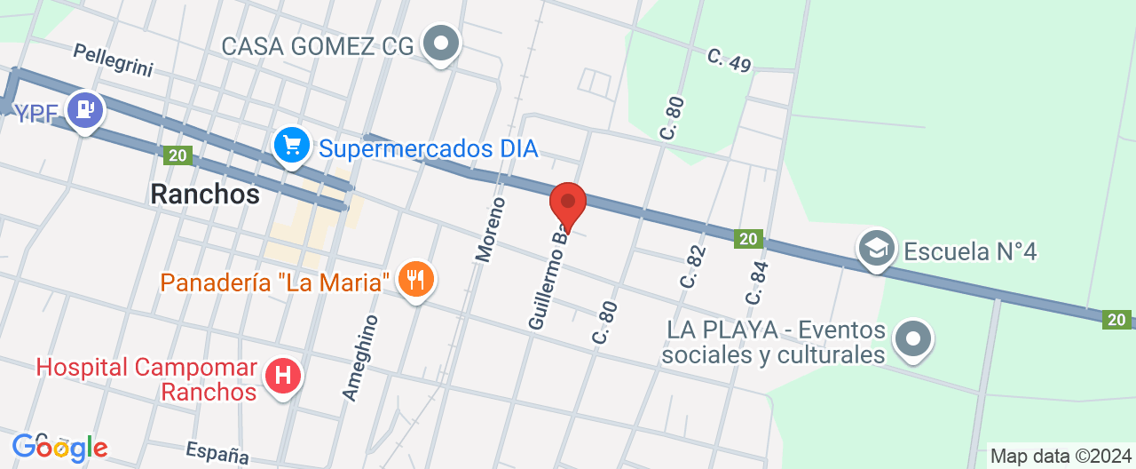 Mapa de la ubicación