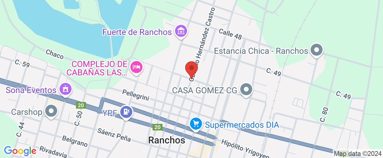 Mapa de la ubicación