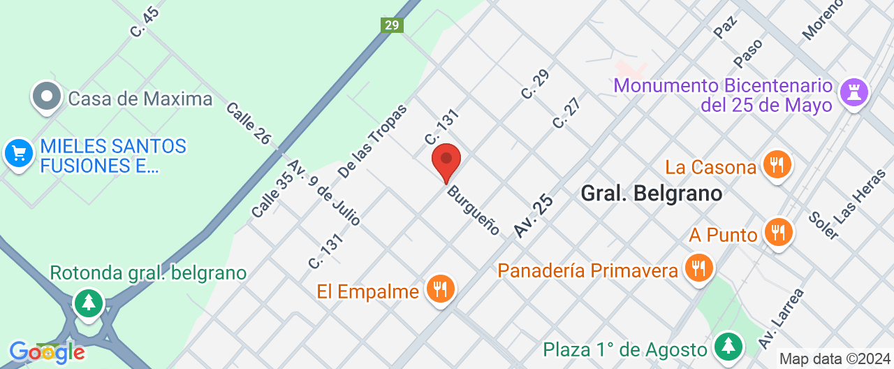 Mapa de la ubicación