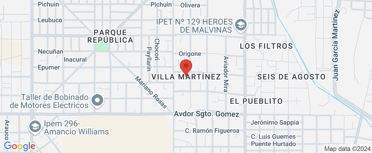 Mapa de la ubicación