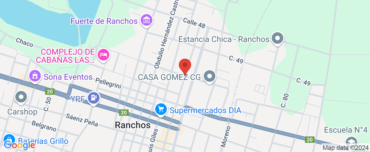 Mapa de la ubicación