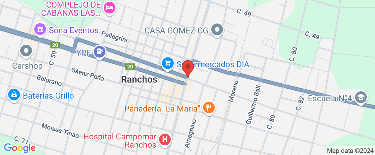 Mapa de la ubicación